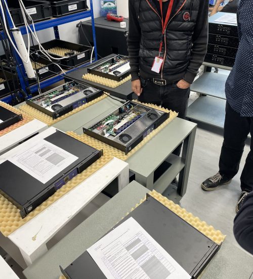 LINUS6.4 amplifiers post inspection